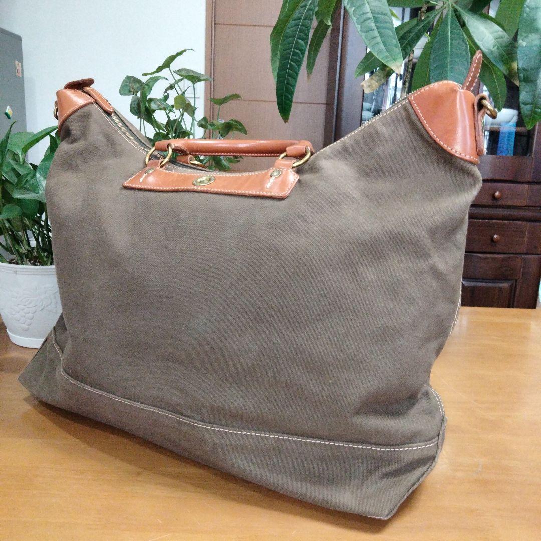 木の庄帆布 2WAY ボストンバッグ