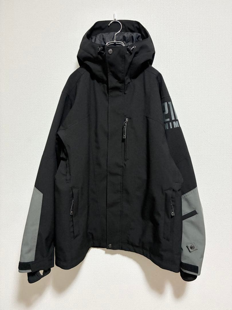 美品 nima ユニセックス スノボウェア セットアップ 上M 下S 上下 黒