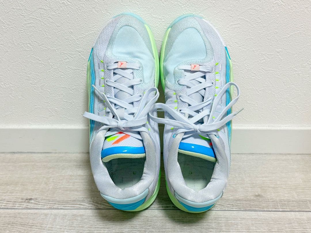 Luka 4 PF Navigator jordan バッシュ 水色 白 黄色