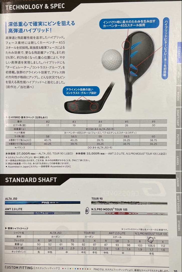 ピン　ユーティリティ　2本セット　モーダス105