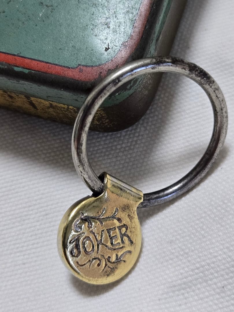 稀少！1883年 米国製 ビンテージ ブラス キーホルダー