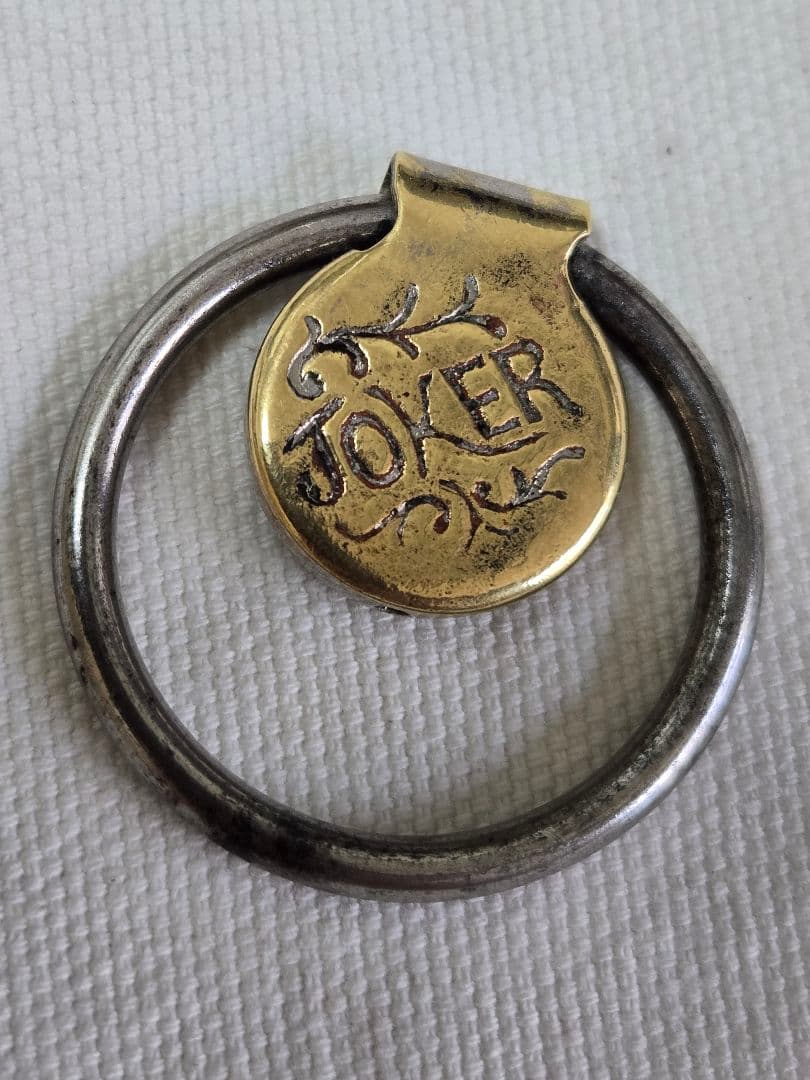 稀少！1883年 米国製 ビンテージ ブラス キーホルダー