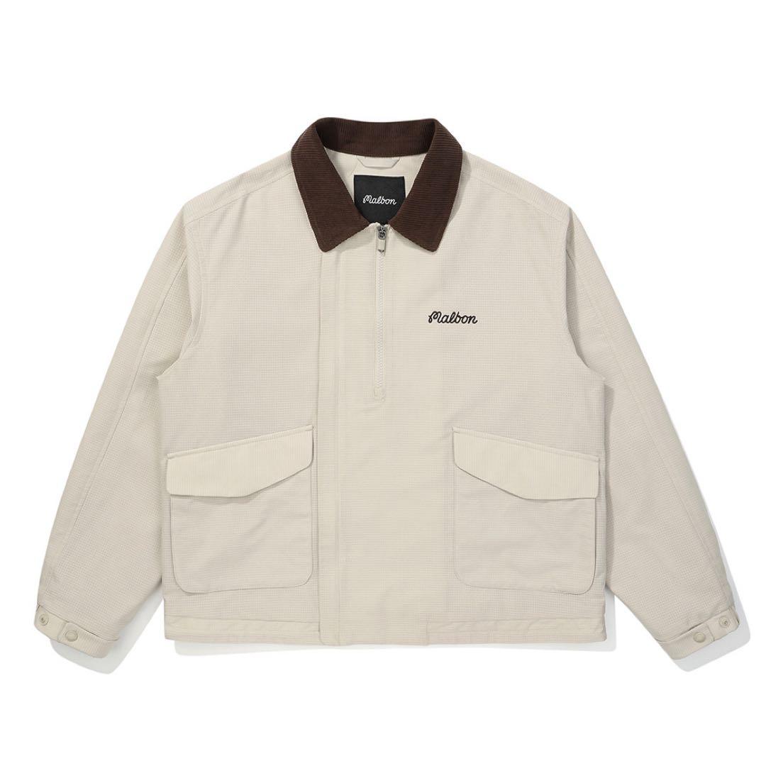 MALBON GOLF レディースツーウェイカラータイプエアドットジャケット