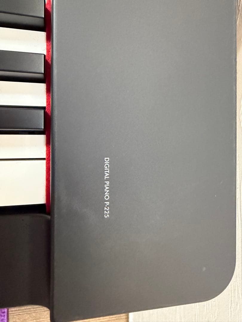 ヤマハ YAMAHA 電子ピアノ P-225B　一部未使用