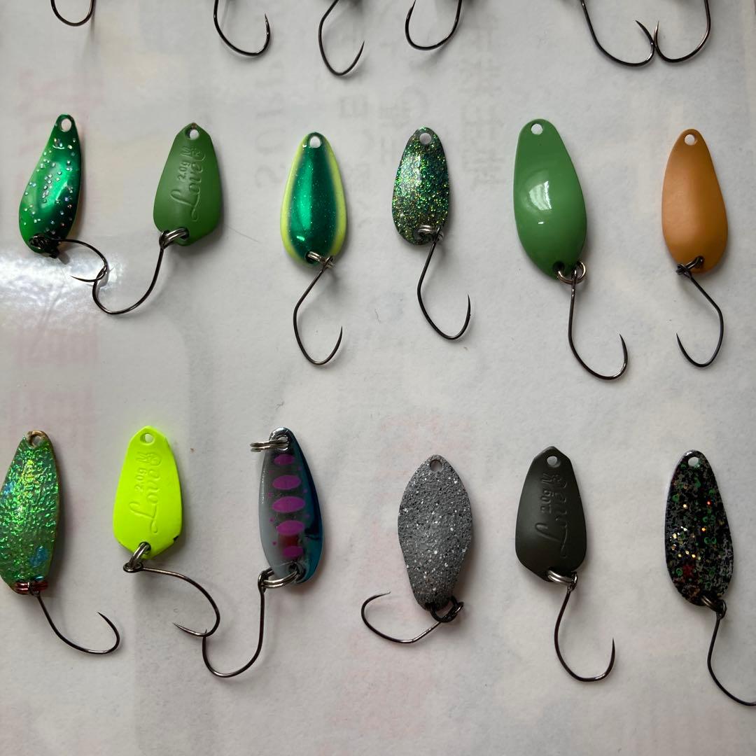 管釣りスプーン90個詰め合わせ　ブランド各種