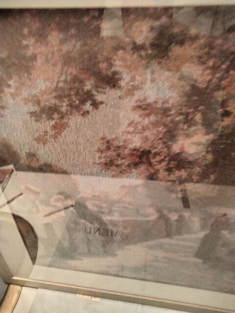 フランスタペストリー ゴブラン 刺繍 (セーヌ川)高級です。上質な空間になります