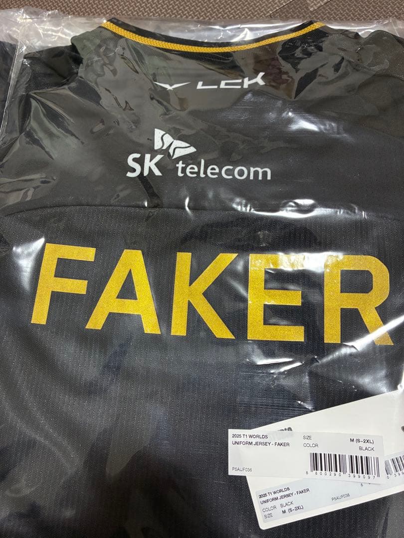 LOL SK telecom T1 FAKER ユニフォームMサイズ
