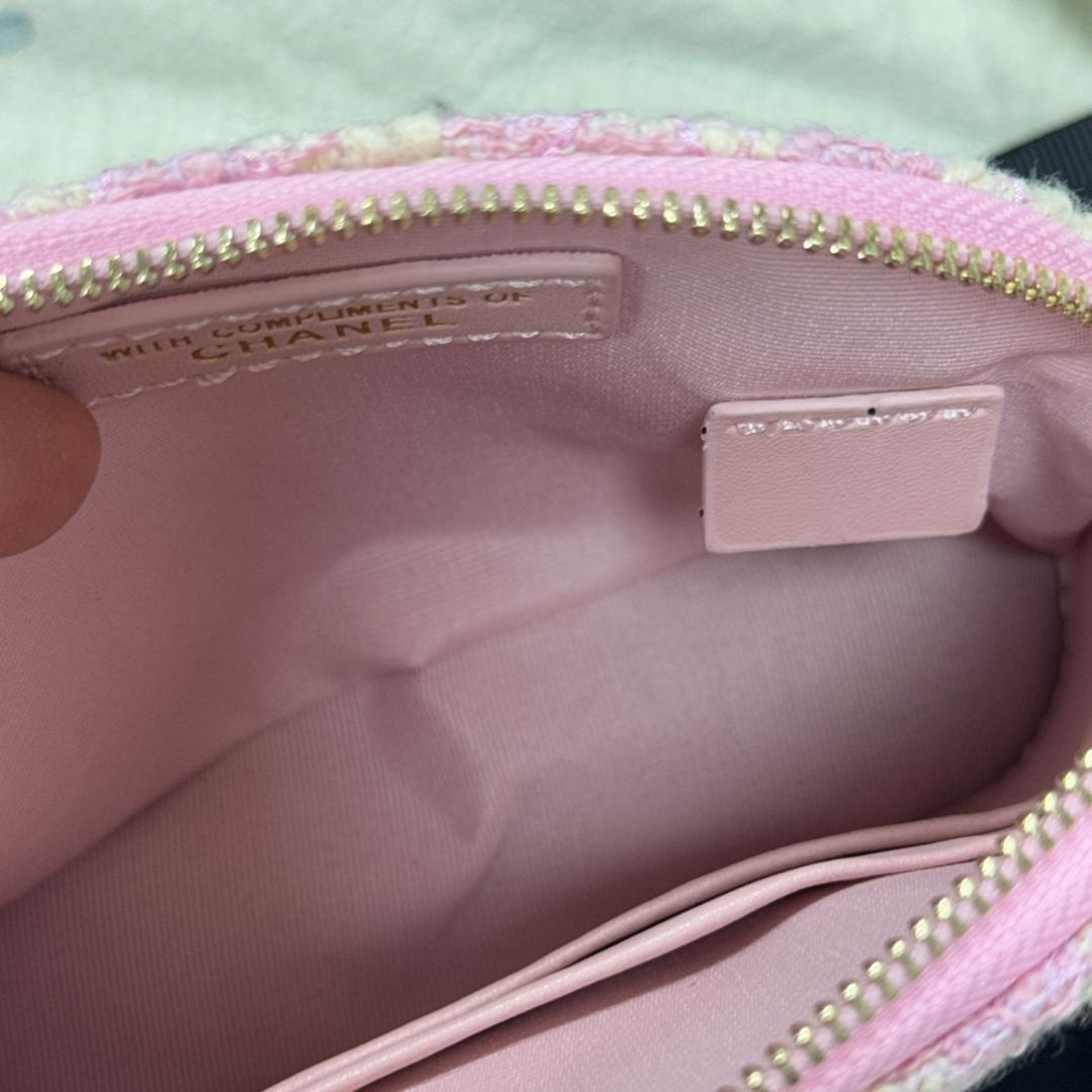 限定版✨非売品ピンク ツイード ショルダーバッグ