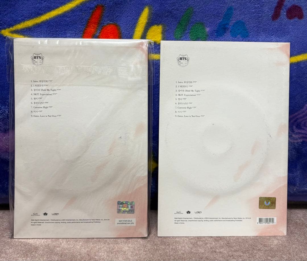 BTS 直筆サイン入り　アルバム　花様年華PT.1 ピンクver.