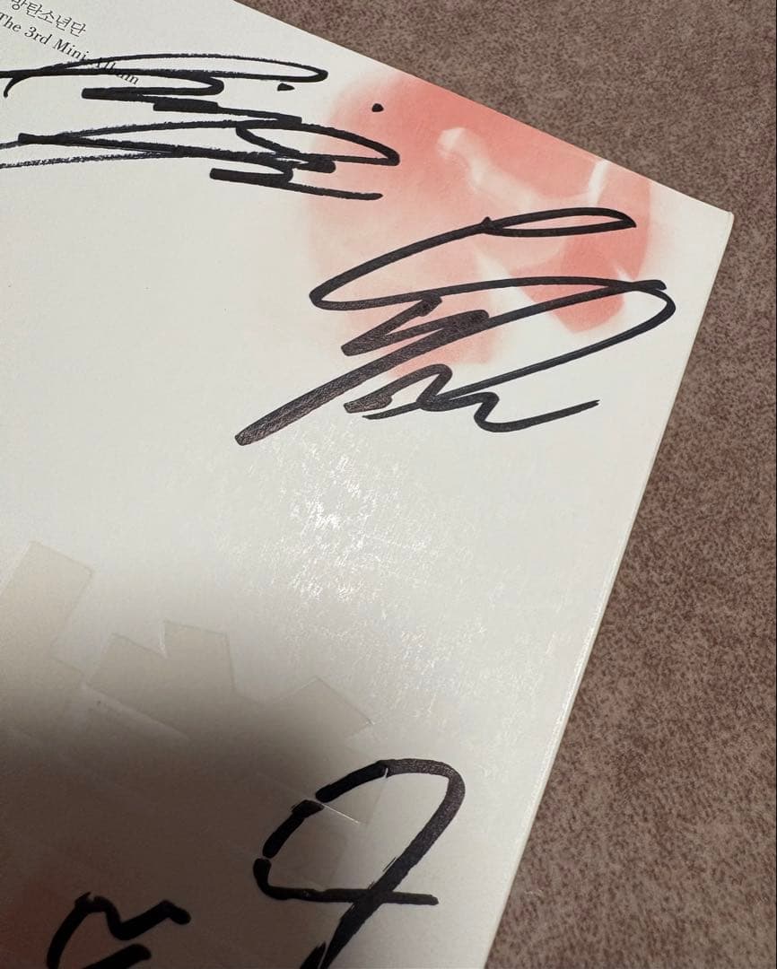 BTS 直筆サイン入り　アルバム　花様年華PT.1 ピンクver.