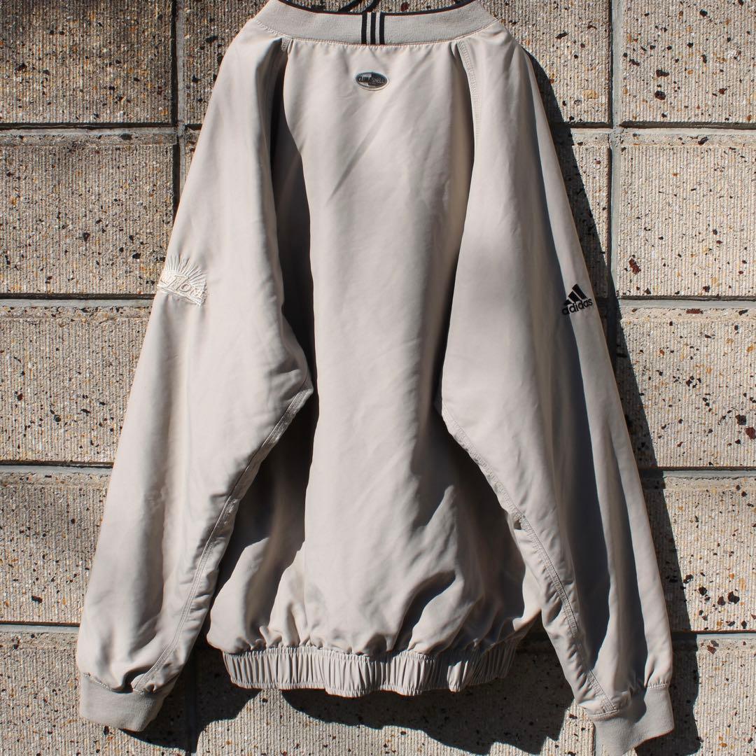 00's adidas GOLF 両袖刺繍 ビッグサイズ 古着 プルジャケット