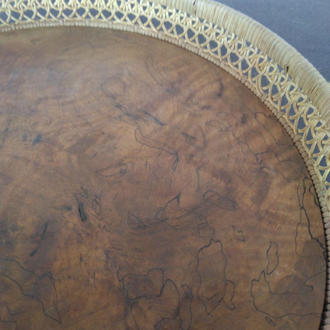 お盆　スポルテッド　珍品　無垢