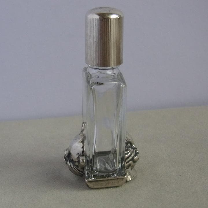 イタリア製 ビンテージ パフュームボトル シルバー925 猫の装飾 ネコ ねこ