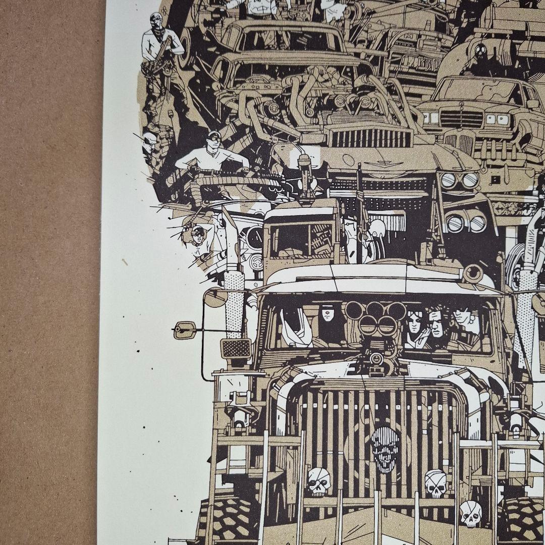 ●250枚限定 マッドマックス 怒りのデスロード シルクスクリーン ミニポスター