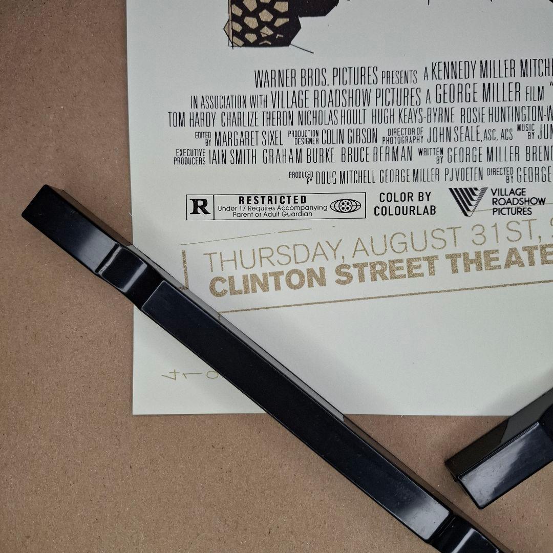 ●250枚限定 マッドマックス 怒りのデスロード シルクスクリーン ミニポスター