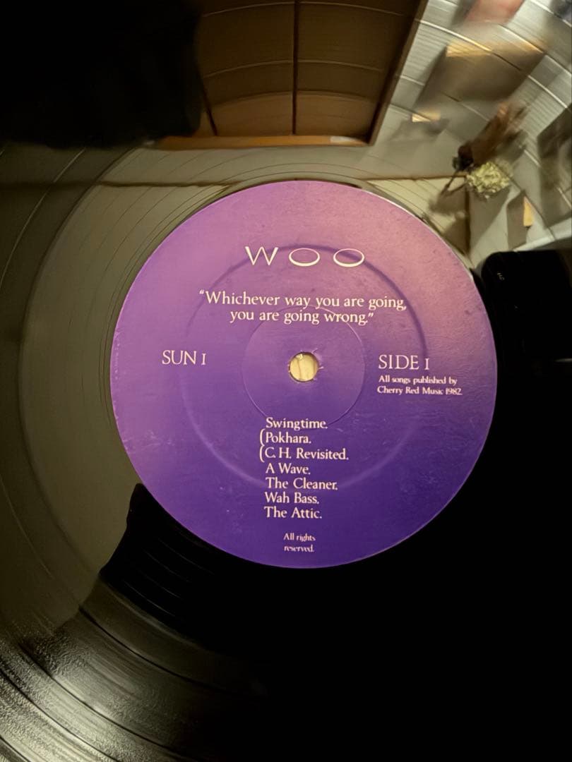 洋楽 LP WOO/WHICHEVER WAY YOU ARE GOING, YOU