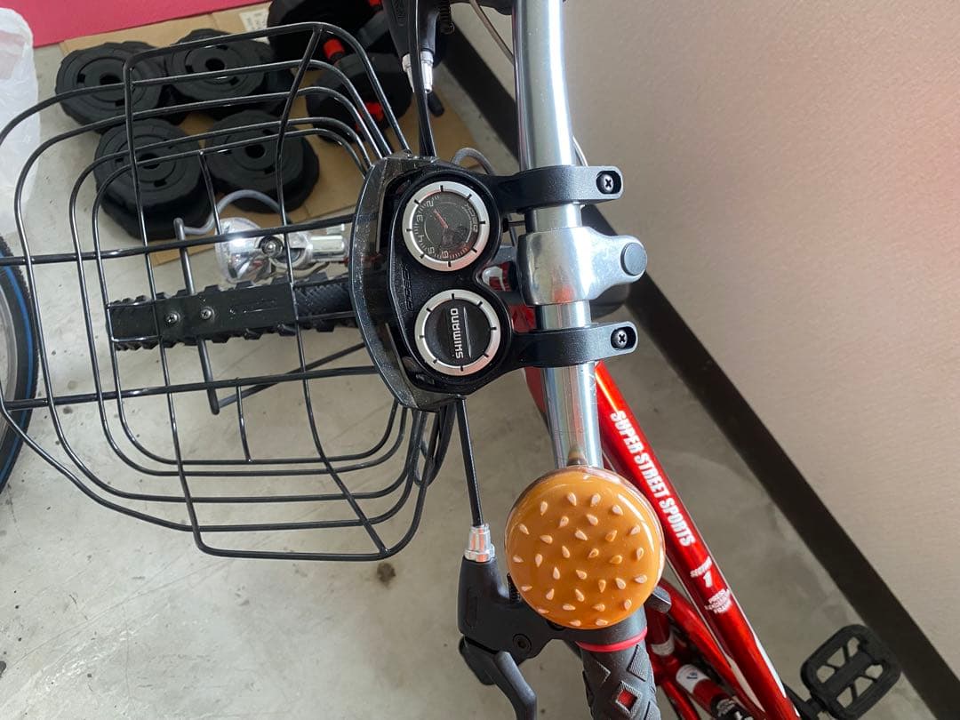 【引取り希望】自転車 子供用 24インチ 室内保管 赤 仙台市