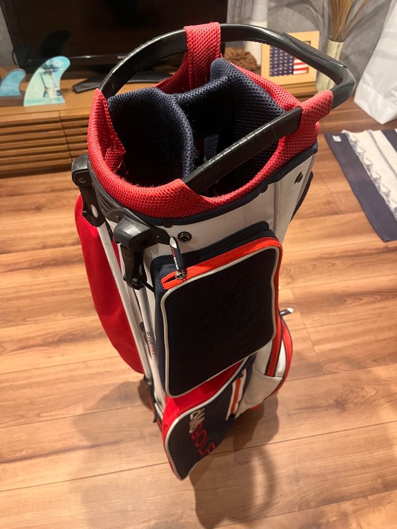 BEAMS GOLF スタンド キャディバッグ トリコロールカラー 生産終了