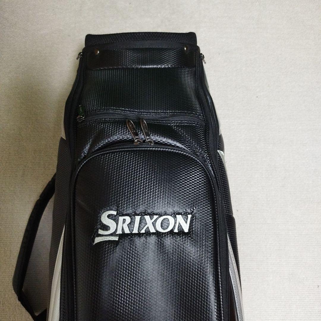 Srixon キャディバッグ ブラック/シルバー　フードなし　※美品※