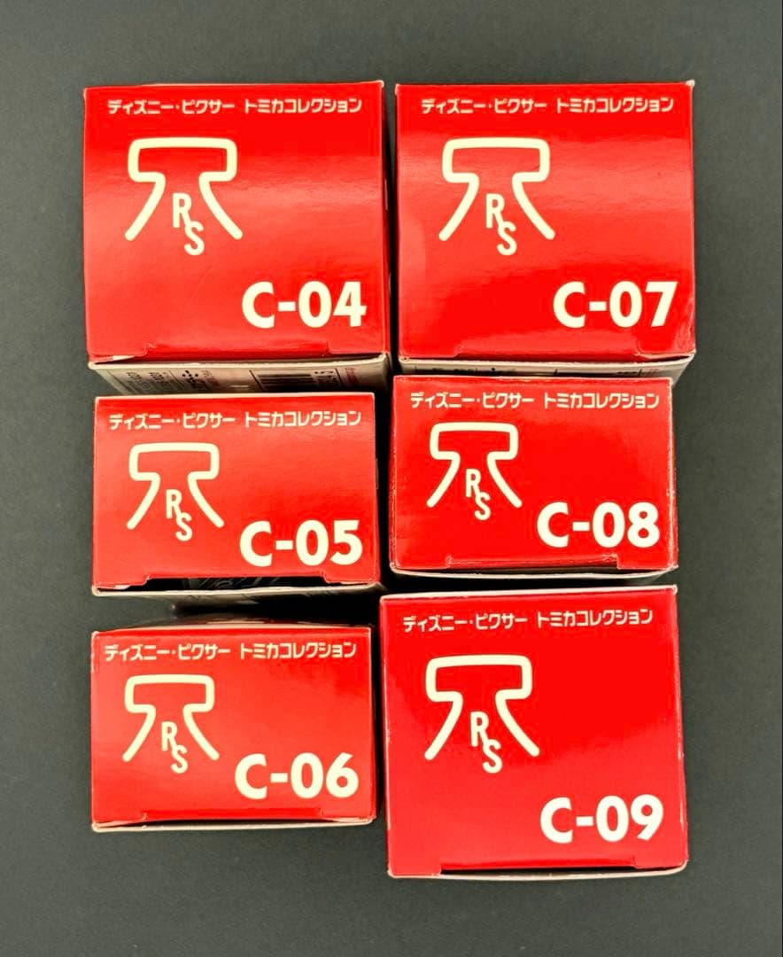 【新品】ディズニーピクサートミカコレクション C-04〜09 6台セット