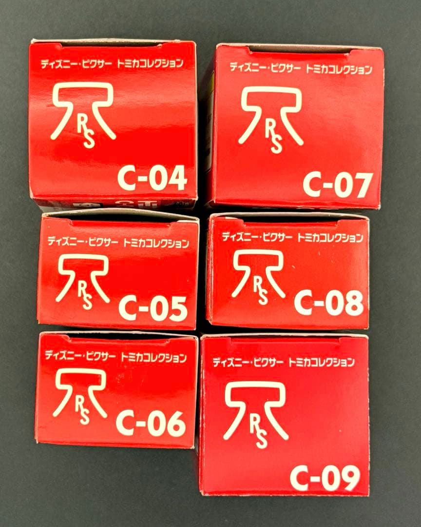 【新品】ディズニーピクサートミカコレクション C-04〜09 6台セット