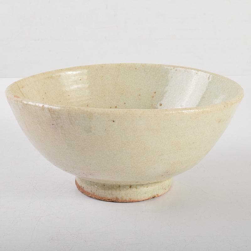 朝鮮　李朝　高麗白磁　鉢　時代箱付　M　R5065