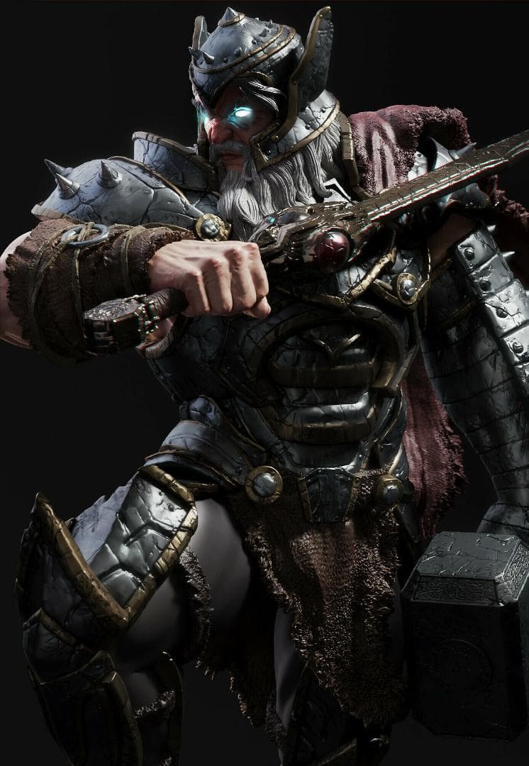 1/12 未塗装未組立 フィギュア ガレージキット 北欧神話 トール