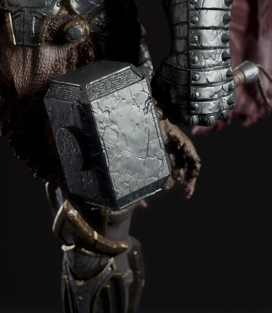 1/12 未塗装未組立 フィギュア ガレージキット 北欧神話 トール