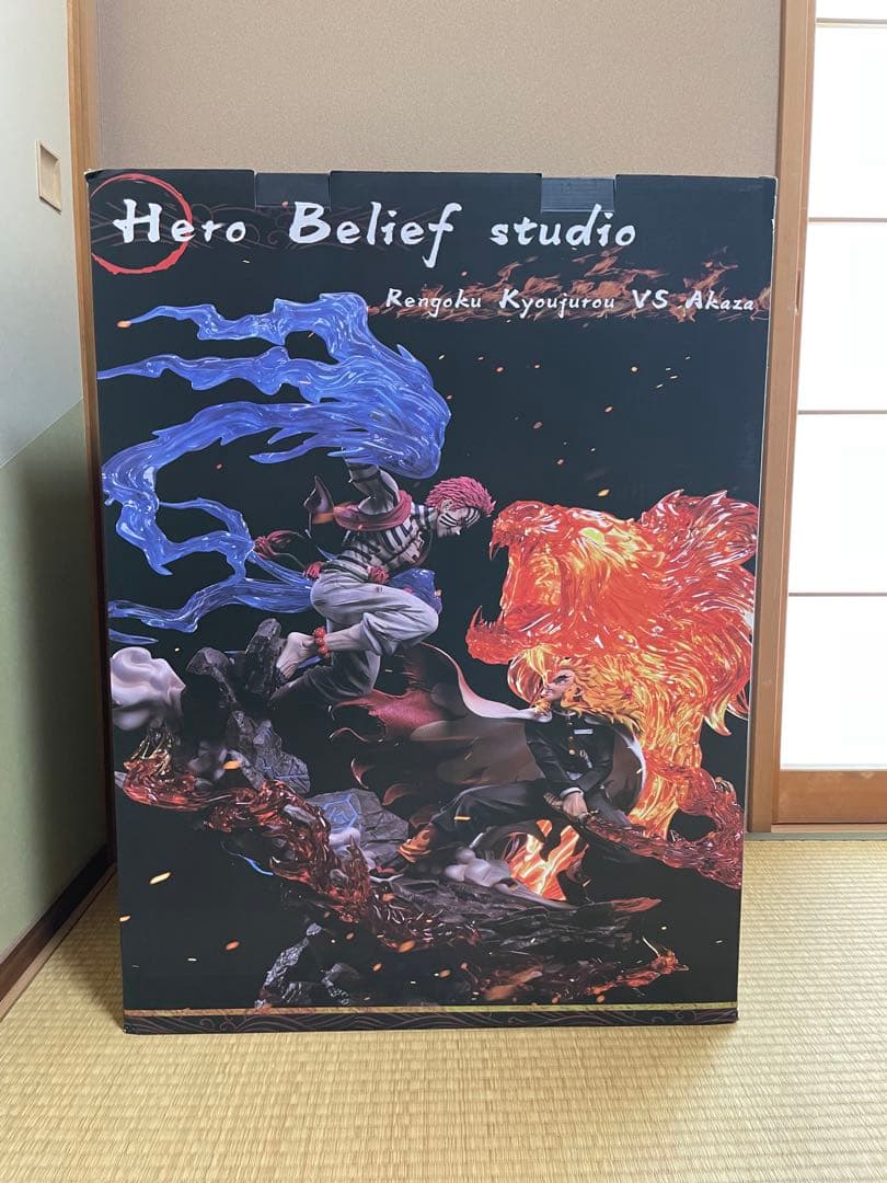 鬼滅　煉獄杏寿郎 vs 猗窩座 フィギュア　Hero Belief studio
