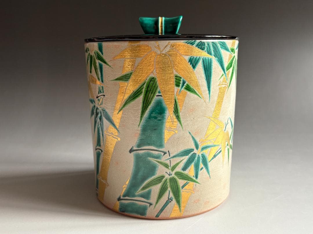 手塚充　乾山竹文　水指　茶道具