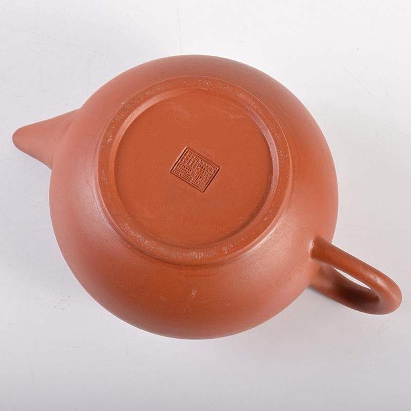 中国　紫砂　朱泥　急須　茶壷　在銘　C　R7847