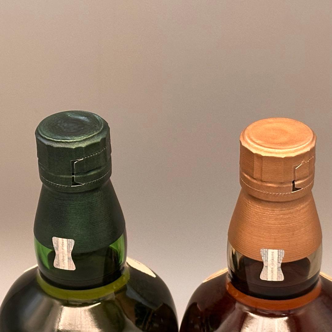 サントリー 山崎12年＆白州12年 100周年記念ボトル2本セット箱無し