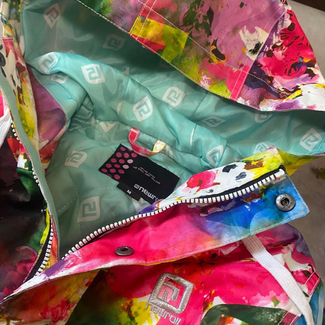 美品newroll派手柄ジャケット×Burton美脚パンツ・スノボウェアM