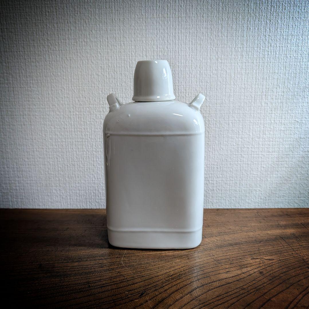 ​【希少】戦前 陶製水筒 国民水筒 当時物 アンティーク 戦時資料　カルピス