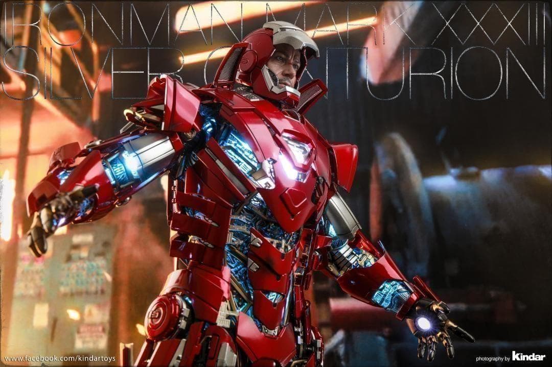 新品 ホットトイズ アイアンマン シルバーセンチュリオン アーマースーツアップ版