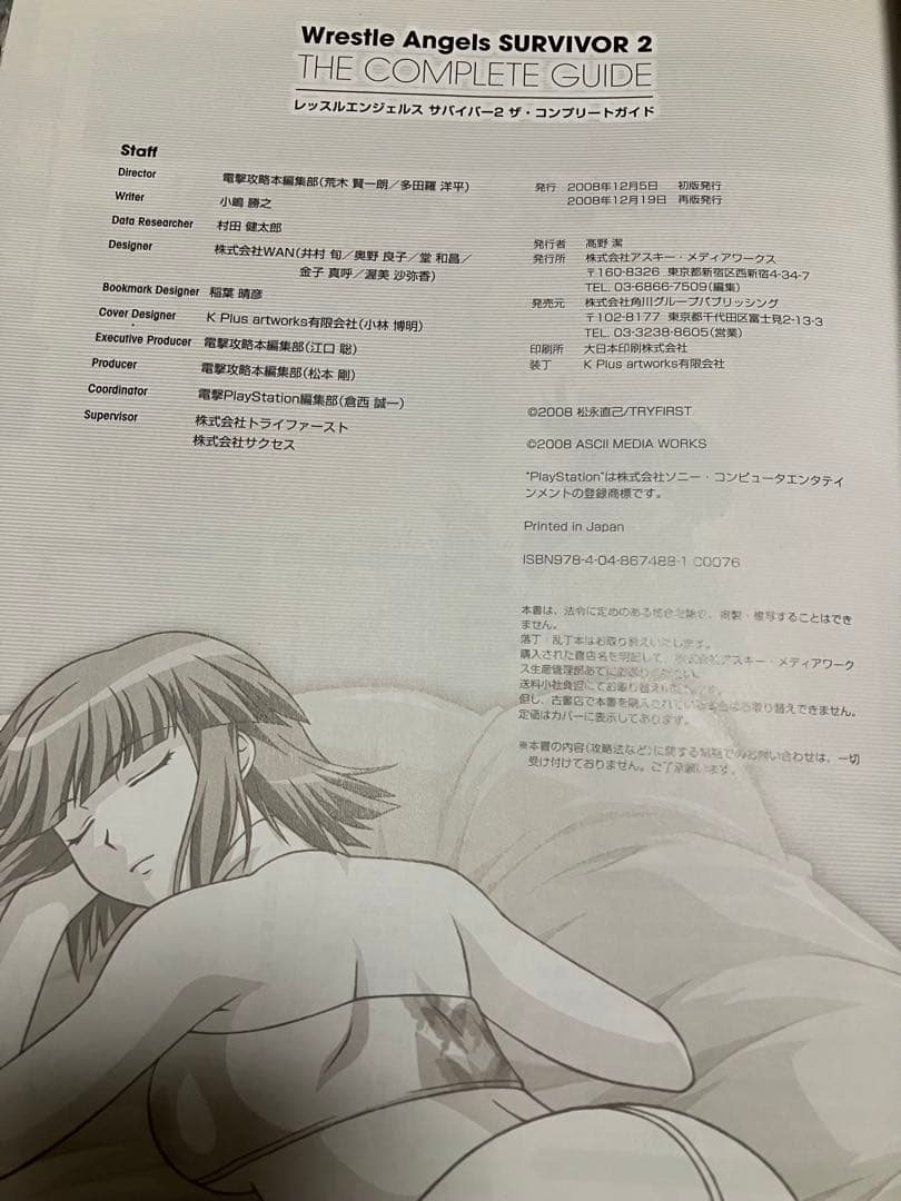 ま*も様 レッスルエンジェルスサバイバー サバイバー2 コンプリートガイド2冊セ