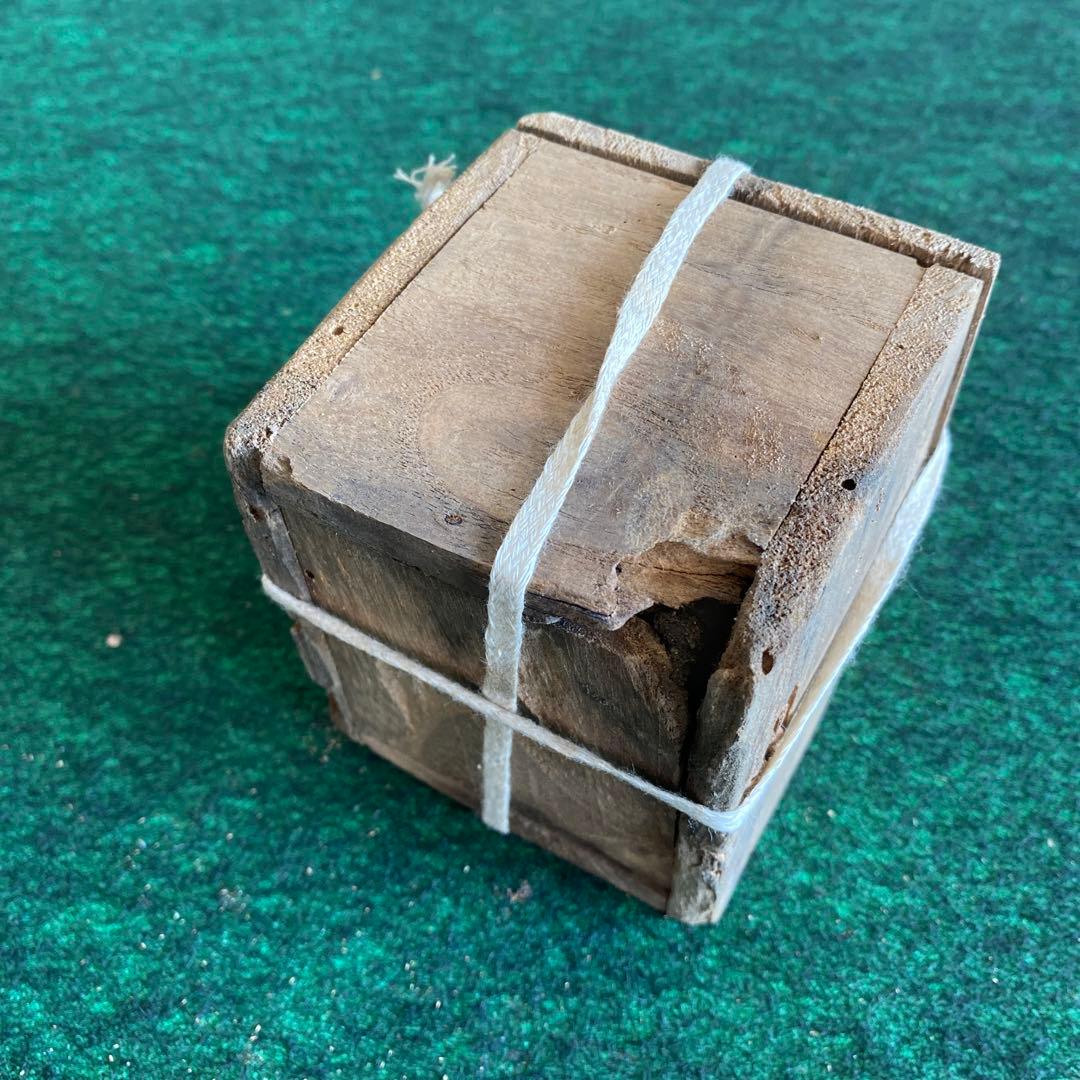 偕楽園焼の茶壷　箱付き