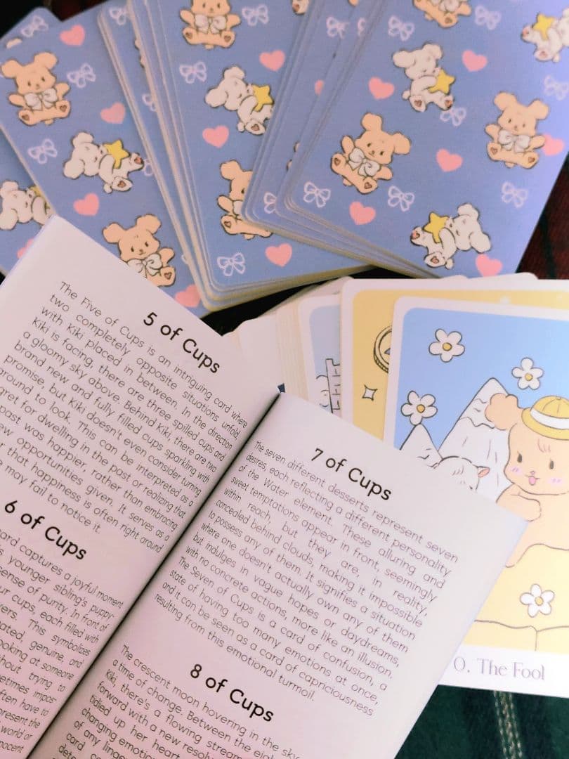 新品 メルヘンな世界 わんわんタロット 全78枚 クリームイエローエッジ