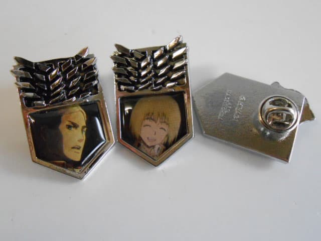 ♯Jyt15AF進撃の巨人ピンズコレクション全4種