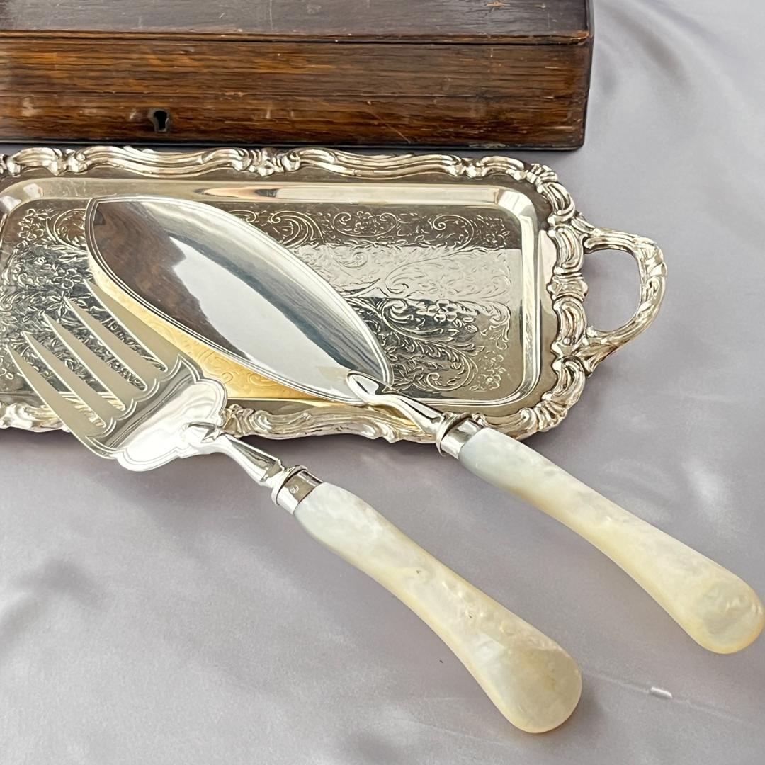 【John Biggin】【白蝶貝/純銀継手 】 マザーオブパール