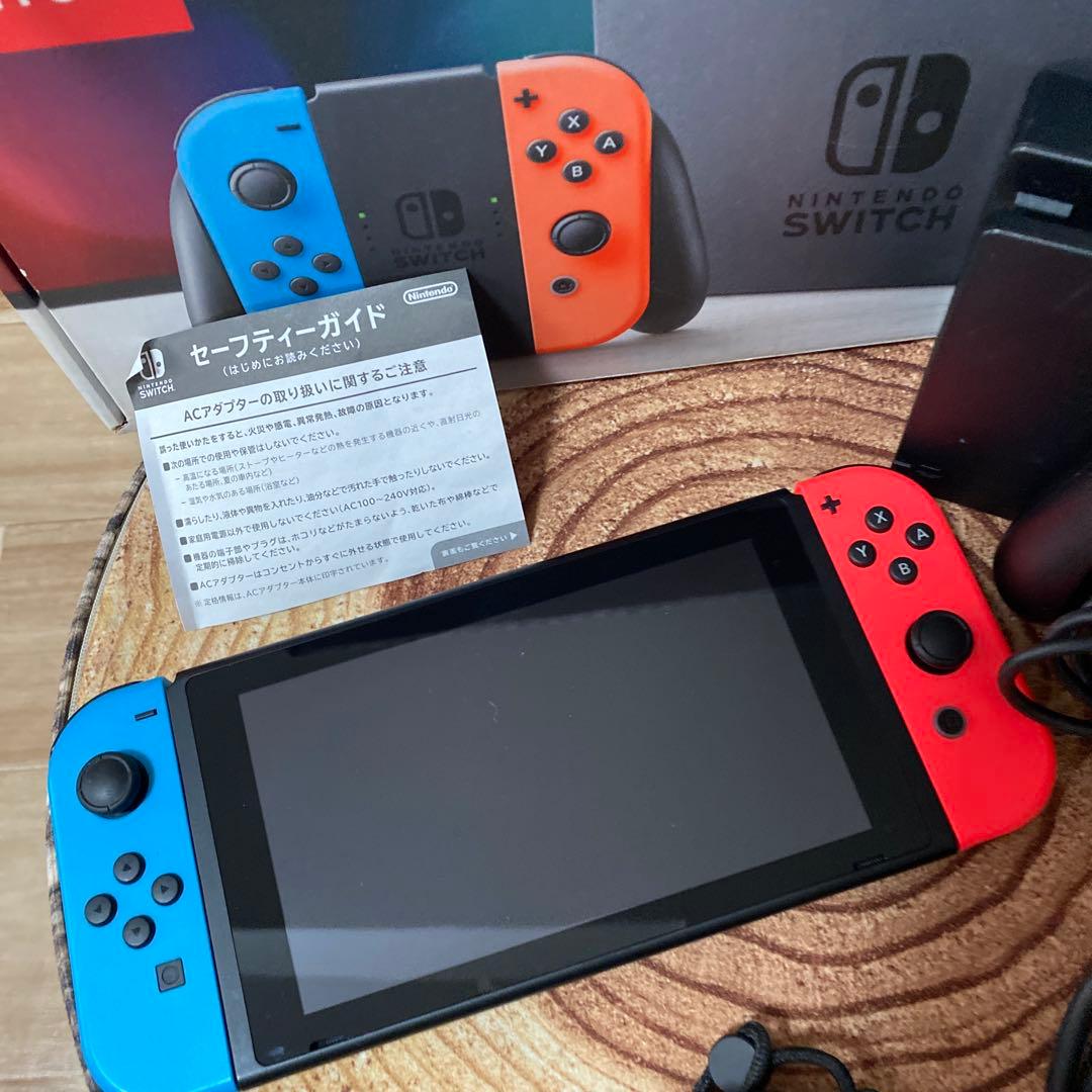 Nintendo Switch ニンテンドースイッチ本体　ネオン ⑦