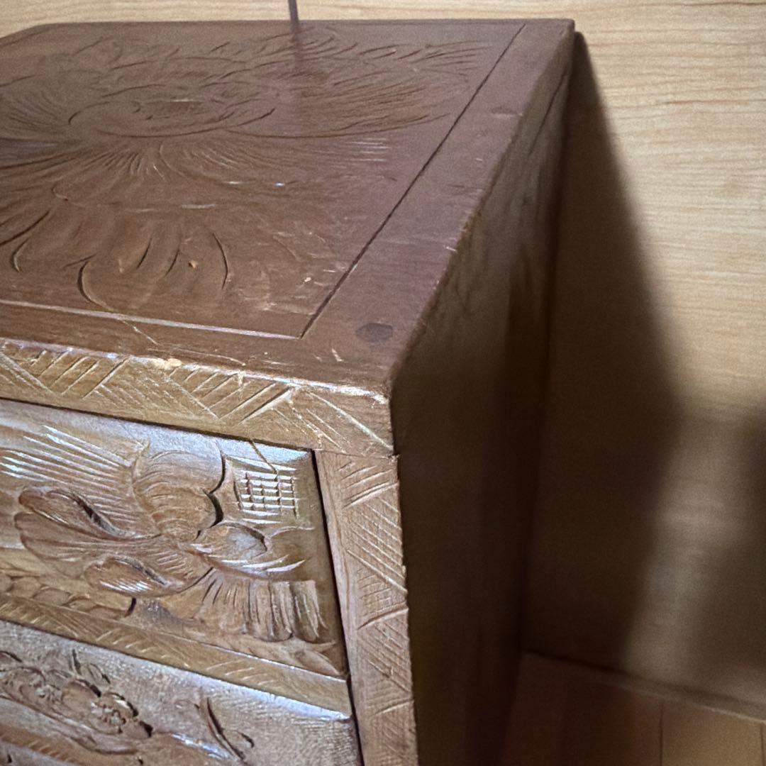 アンティーク 伝統工芸タンス 5段