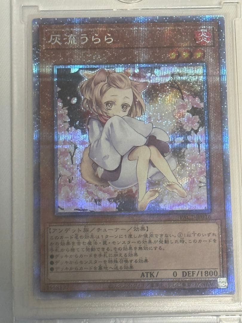 遊戯王 灰流うらら 絵違い プリズマティックシークレット　2枚セット