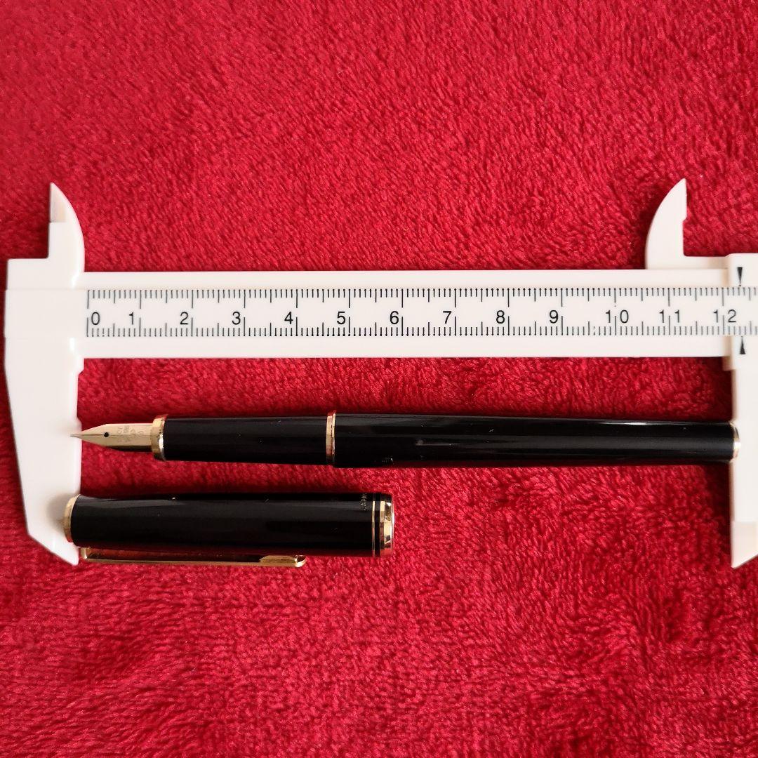 パイロット 万年筆 14K-585 刻印 14金 F H185 ブラックゴールド