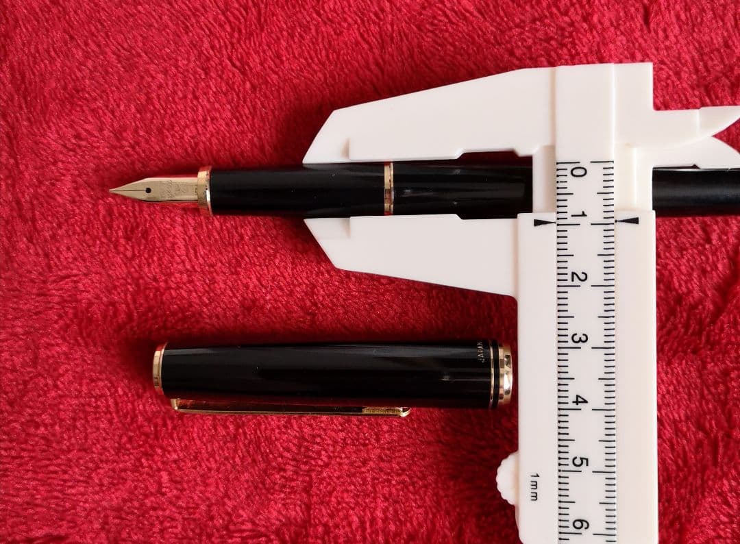 パイロット 万年筆 14K-585 刻印 14金 F H185 ブラックゴールド