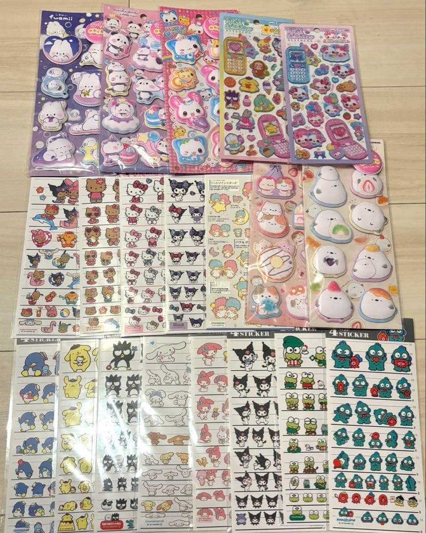 新品　ボンボンドロップシール　サンリオ　たまごっち　国内正規品　90枚セット