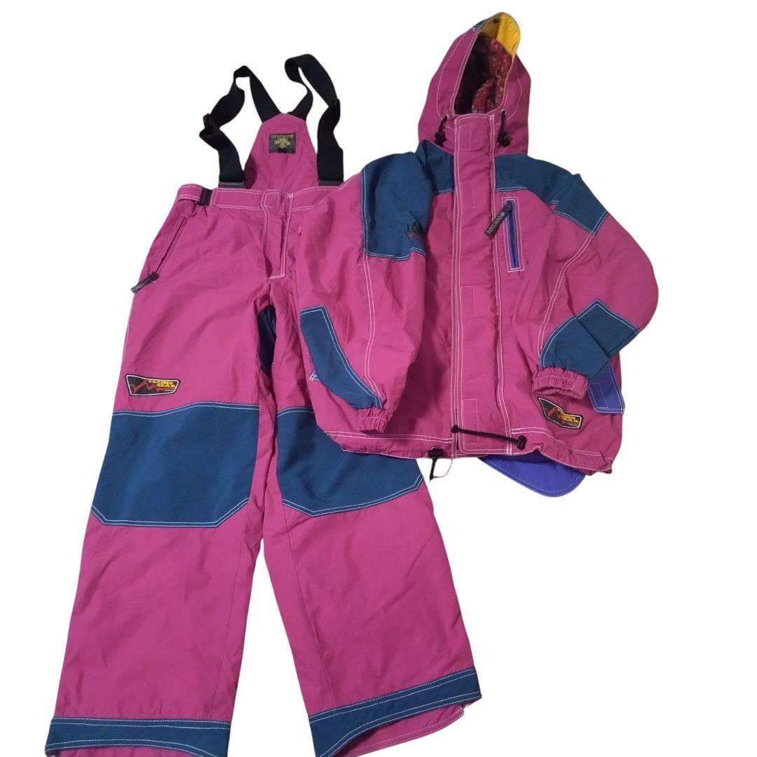 デサント テクノギア スキーウェア スノボウェア 上下セット サイズO XL