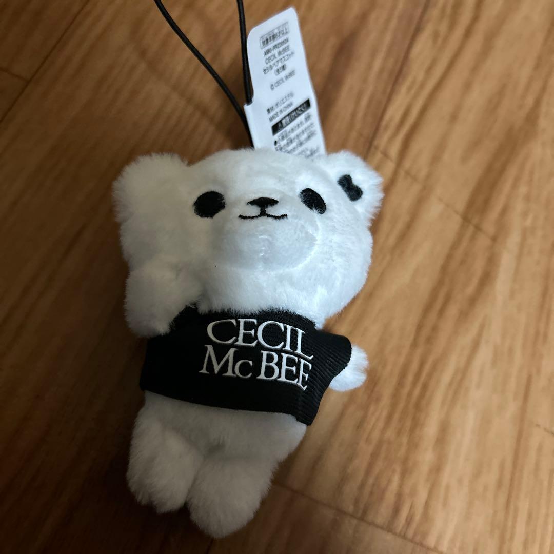 CECIL McBEE ホワイトクママスコット