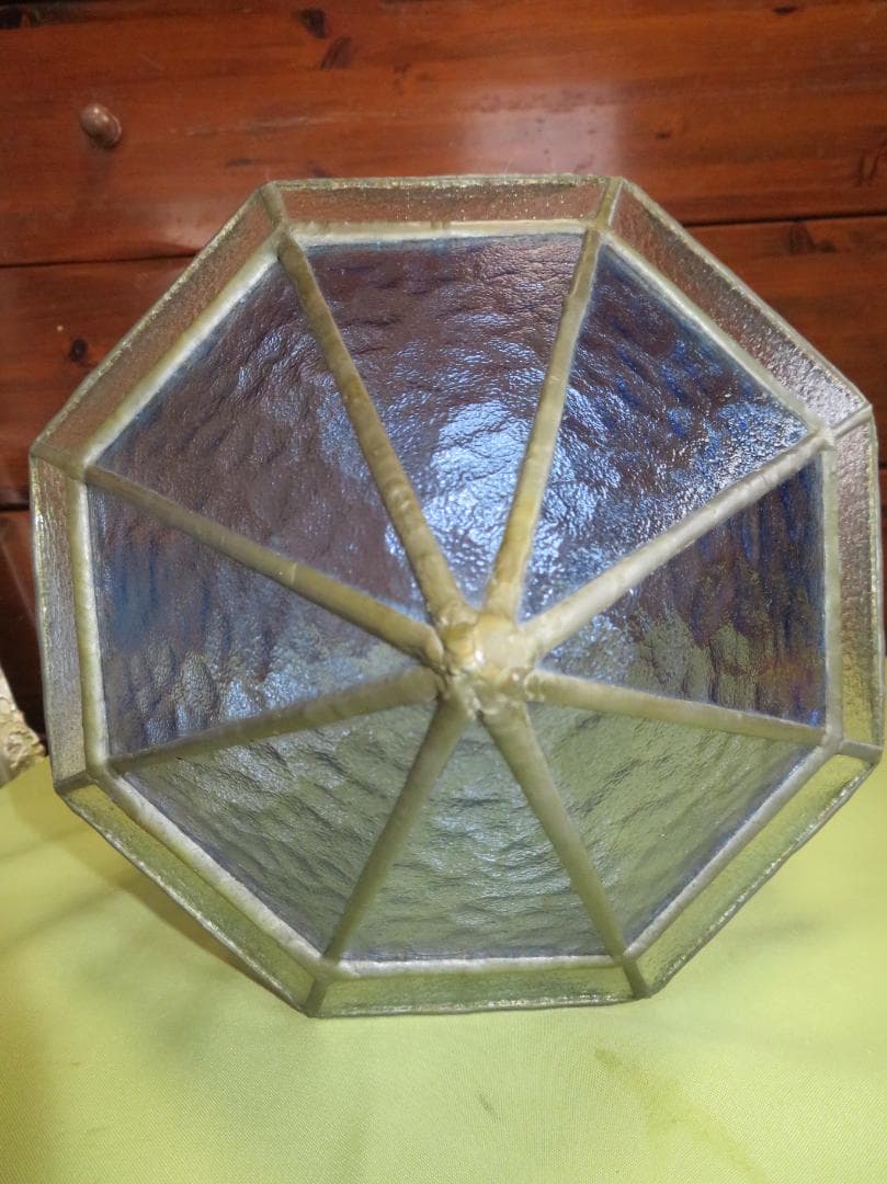 ◆ステンドグラス　テラリウム（　約23cm×約40cm）◆