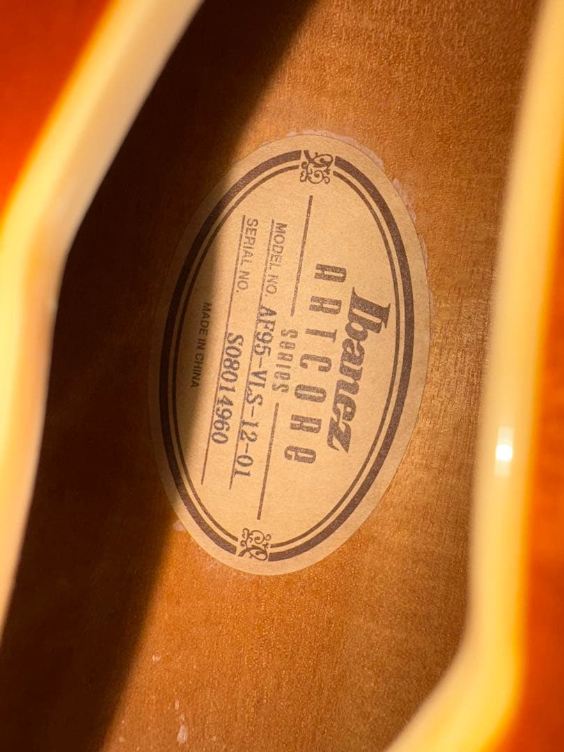 【最終価格】Ibanez ARTCORE AF95-VLS-12-01